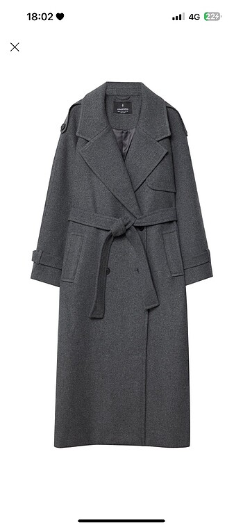 Stradivarius kaşe kaban