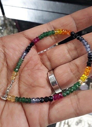 Yakut safir kolye