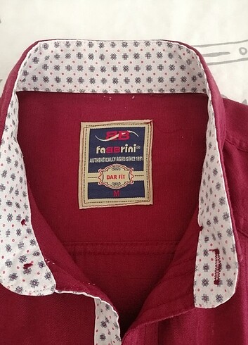 Bordo gömlek  - Görsel 2