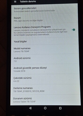 Lenovo Lenovo tablet 
