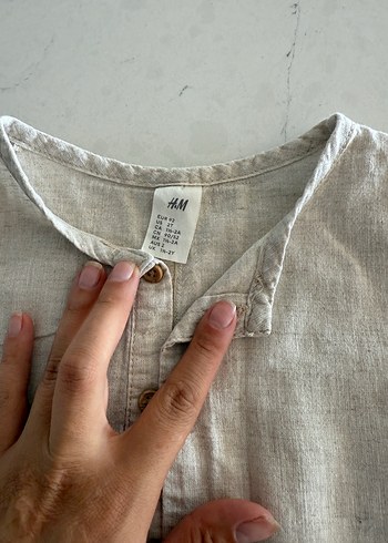 Zara Zara Bej Keten Tulum