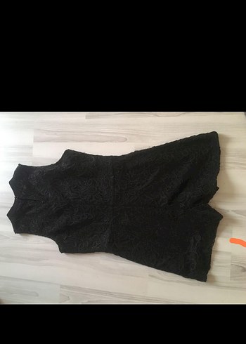Diğer Dantel Detaylı Siyah Mini Tulum