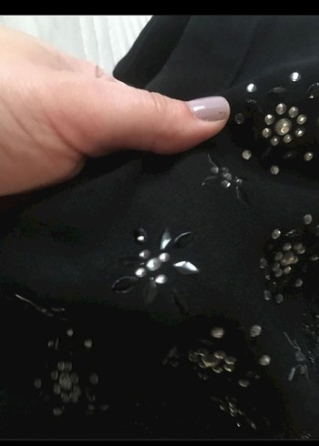 l Beden siyah Renk Dantel Detaylı Siyah Mini Tulum