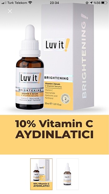 Luv it c vit serum