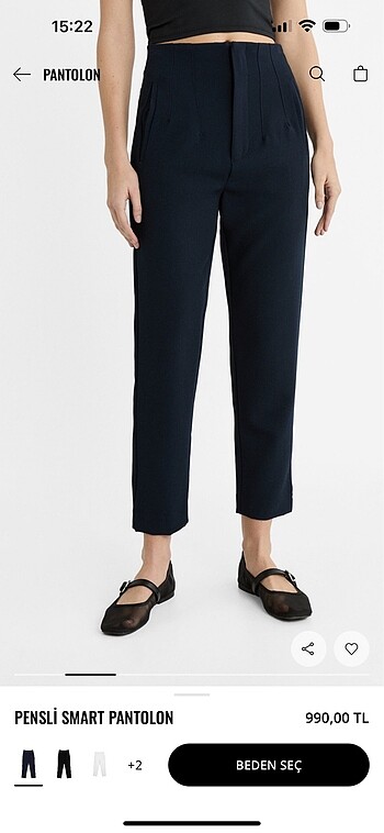 Stradivarius pensli lacivert pantolon