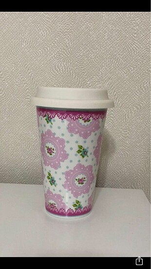 English home kapaklı bardak mug