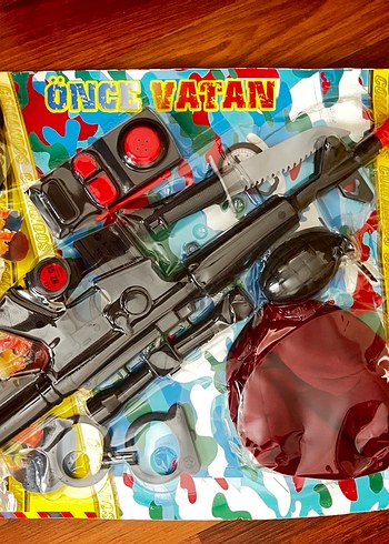 Renkli Oyuncak Tüfek Seti - ONCEVATAN