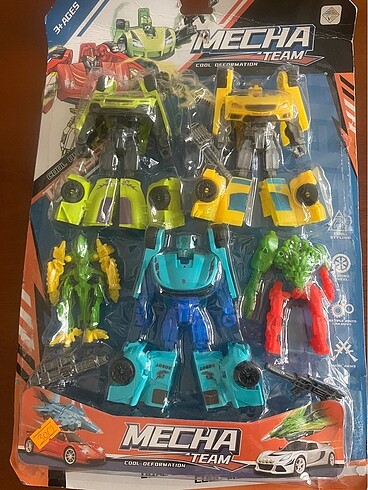 PLASTİK ROBOTA DÖNÜŞEN ARABALAR
