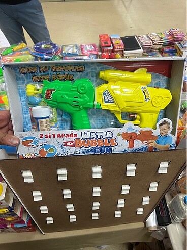 2 si Bir arada hem köpük hem su