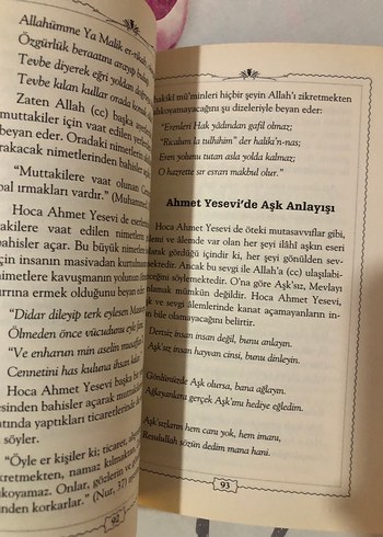 Türkistan Piri Hoca Ahmet Yesevi Kitabı - Görsel 3