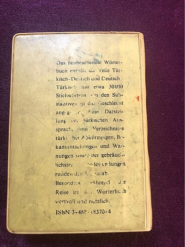 Türkçe-Almanca Almanca - Türkçe sözlük cep - Görsel 2