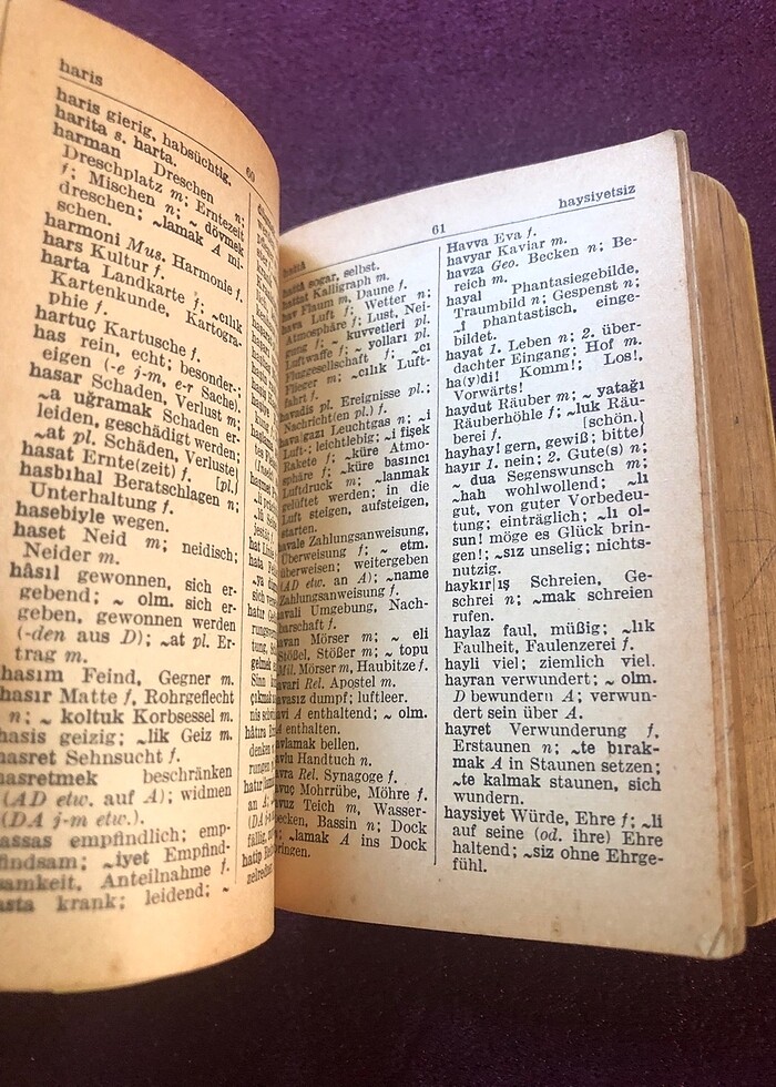 Türkçe-Almanca Almanca - Türkçe sözlük cep - Görsel 3