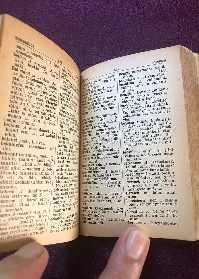 Türkçe-Almanca Almanca - Türkçe sözlük cep - Görsel 4