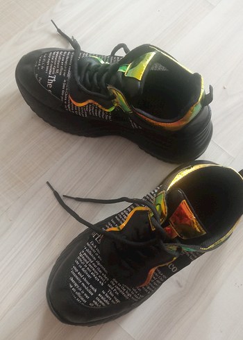 Kadın Çok Renkli Sokak Stili Spor Ayakkabı - Görsel 4