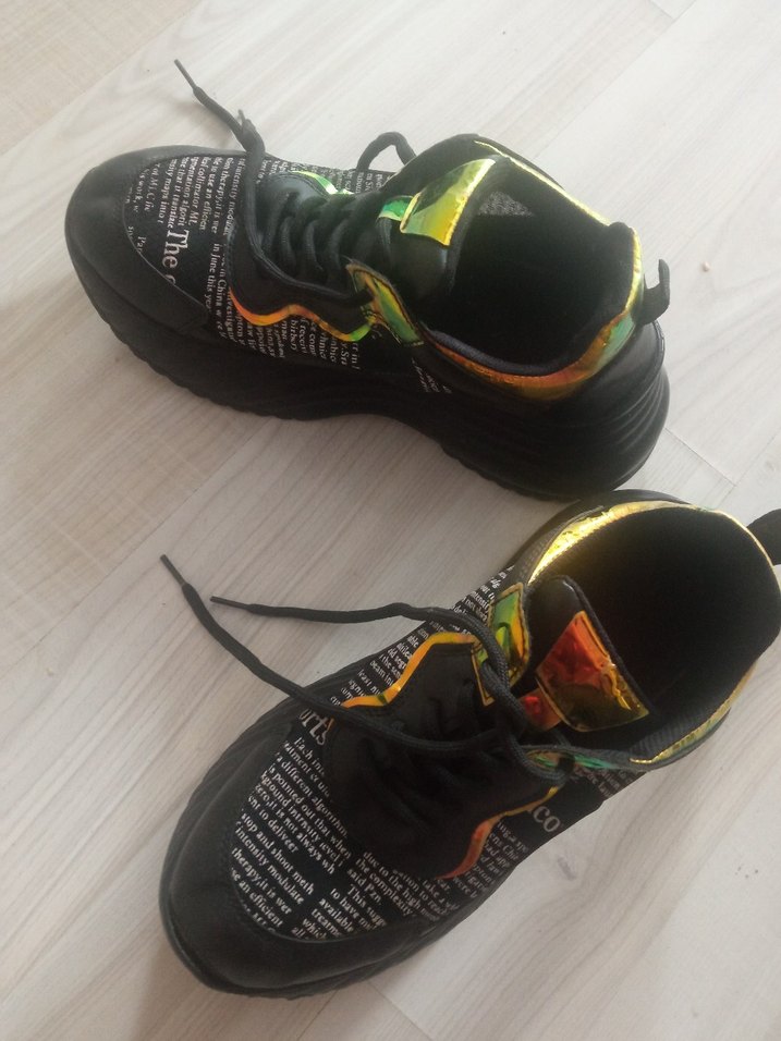 Kadın Çok Renkli Sokak Stili Spor Ayakkabı - Görsel 4