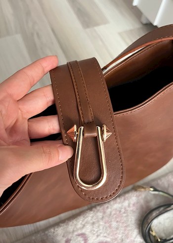 OXXO Kahverengi Tokalı Deri Kadın Çanta - Görsel 3