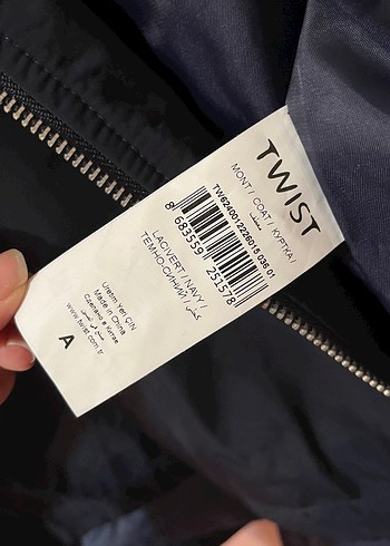 Lacivert Kadın Bomber Mont - Görsel 7