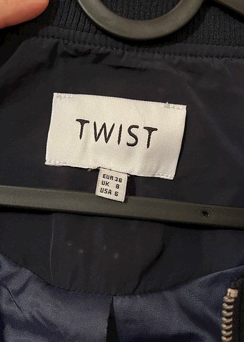 Lacivert Kadın Bomber Mont - Görsel 6