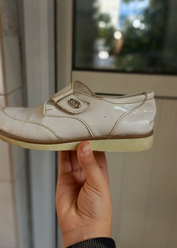 krem renk klasik   ayakkabı - Görsel 3
