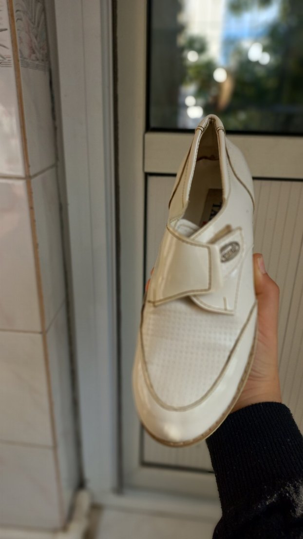 krem renk klasik   ayakkabı - Görsel 2