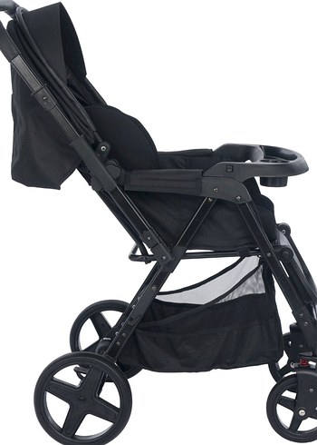 Siyah cift yönlü  Bebek Arabası - Görsel 2