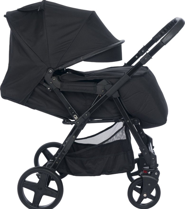 Siyah cift yönlü  Bebek Arabası - Görsel 5