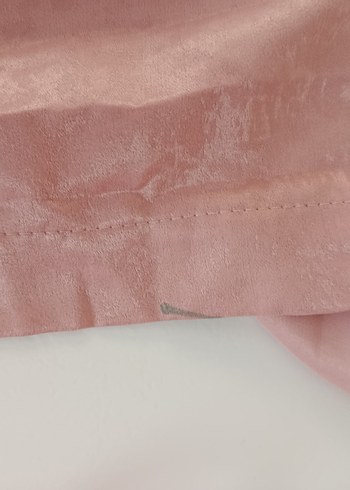 Modern  Parlak Pembe pudra fon Perde - Görsel 3