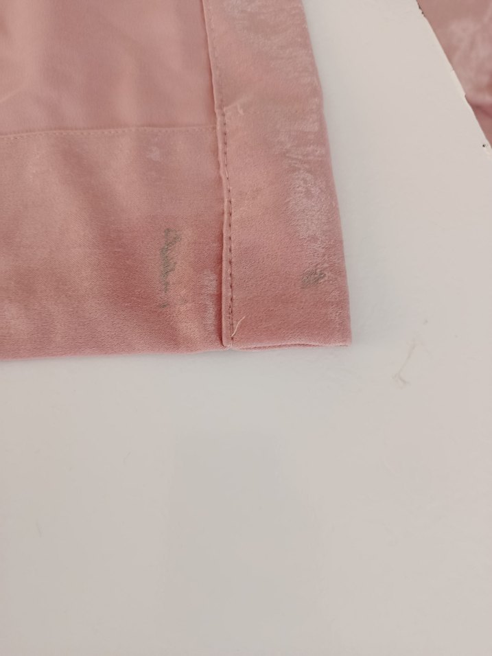 Modern  Parlak Pembe pudra fon Perde - Görsel 4