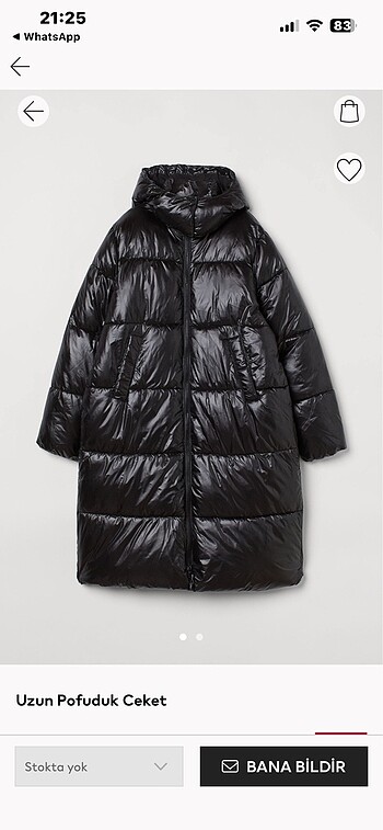 H&M tertemiz mont