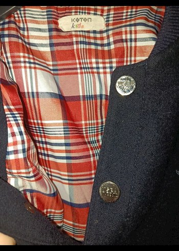 Düğmeli Erkek Çocuk Gri Sweatshirt - Görsel 3