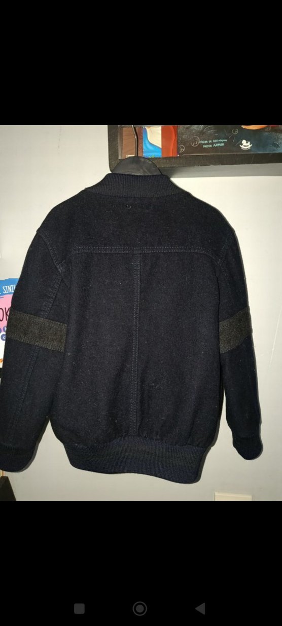 Düğmeli Erkek Çocuk Gri Sweatshirt - Görsel 2