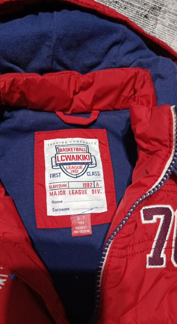 Kırmızı Erkek Çocuk Fermuarlı Yelek - Görsel 2