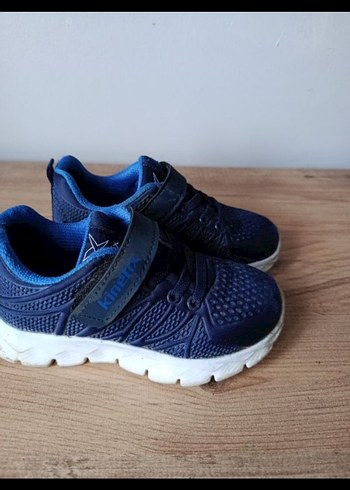 Erkek Çocuk Mavi Cırtlı Spor Ayakkabı - Görsel 2