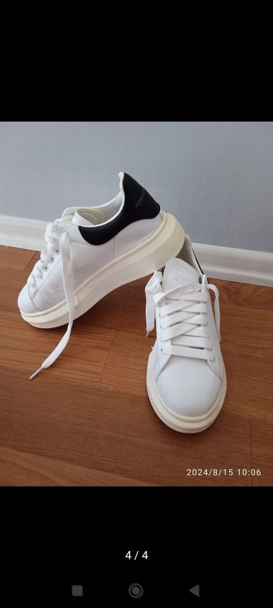 Beyaz Kadın Platform Spor Ayakkabı - Görsel 3