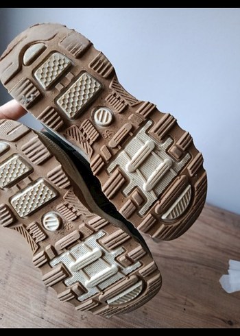 Haki Erkek Çocuk Kışlık Spor Ayakkabı Cırtcırtlı - Görsel 3