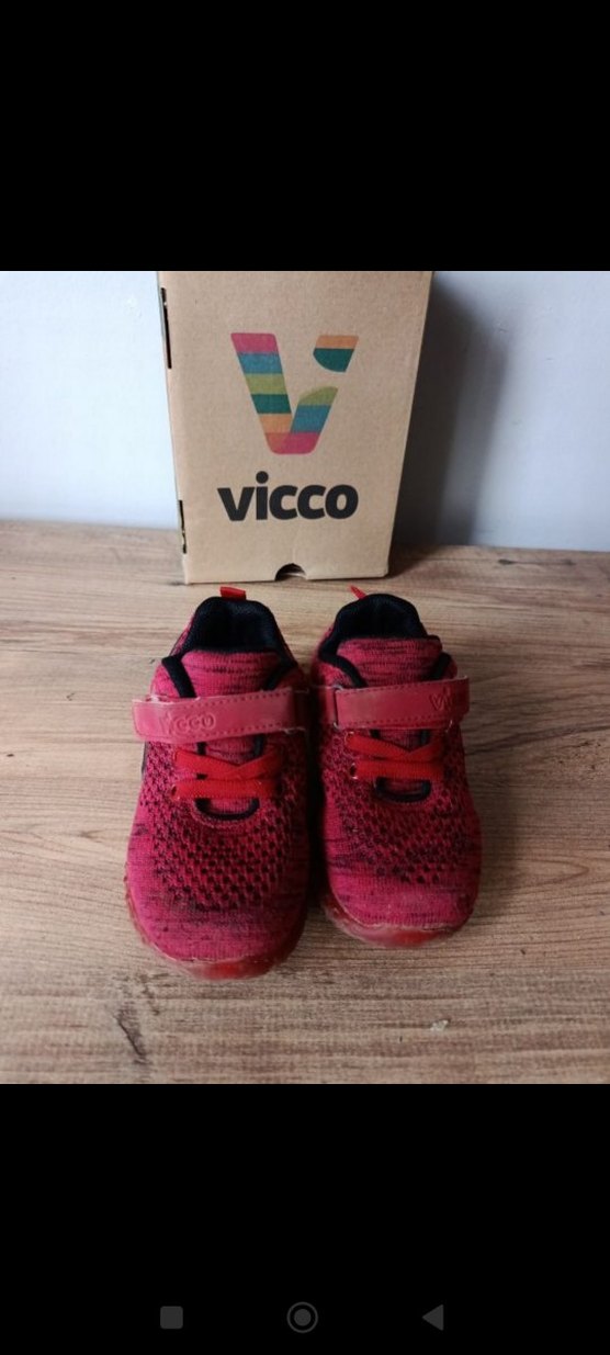 Vicco Unısex Çocuk Kırmızı Spor Ayakkabı - Görsel 2