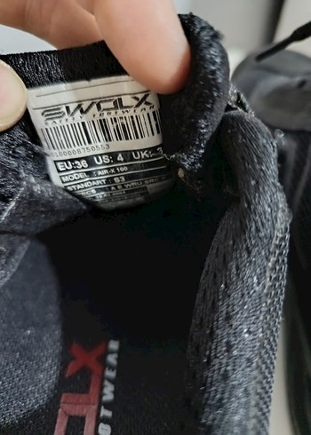 Siyah İş Spor Ayakkabı Velcro Bağcıklı - Görsel 5