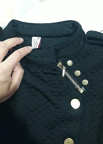 38 Beden siyah Renk Kapitone mont