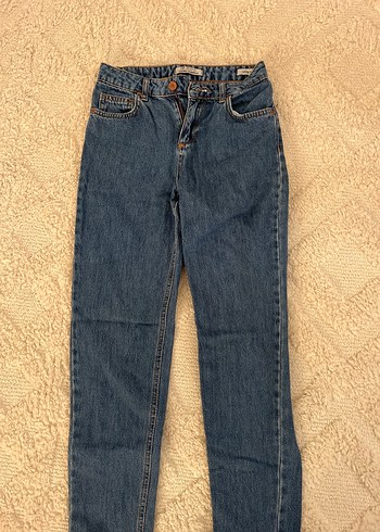 Kadın Loose Fit Midi Kot Pantolon - Görsel 2