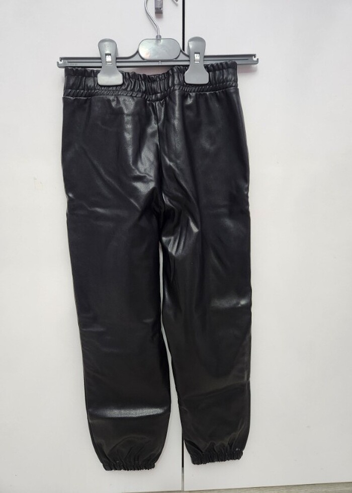 Kız çocuk deri pantolon  - Görsel 3