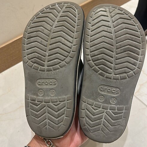 27 Beden gri Renk Crocs cocuk terlik