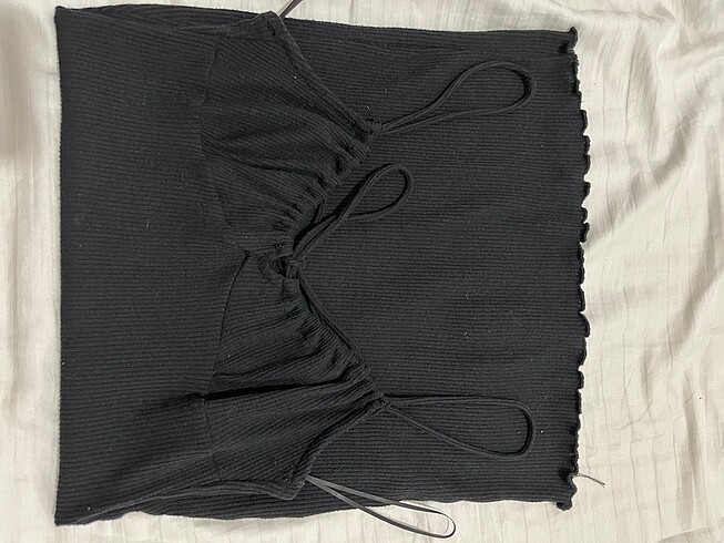 Bershka mini siyah elbise