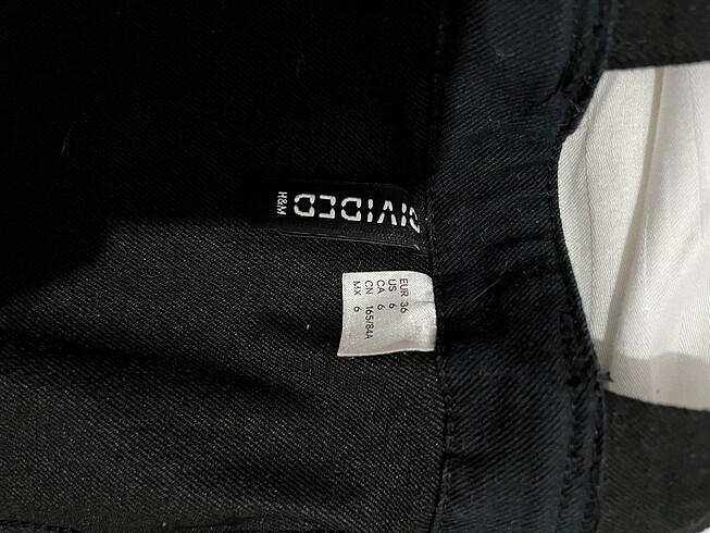 H&M Hm siyah kot elbise