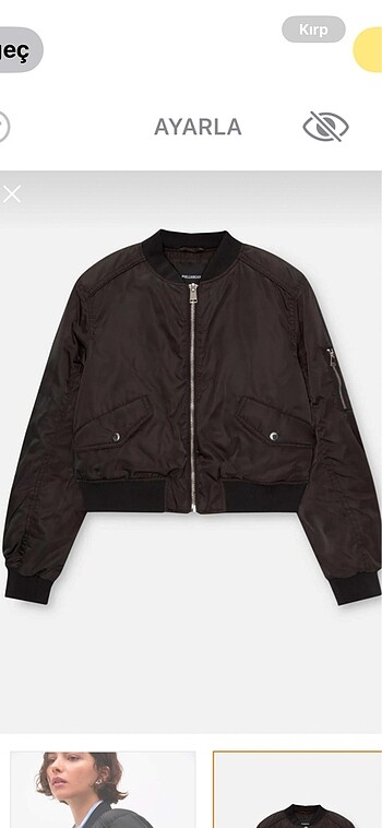 pull bear bomber ceket