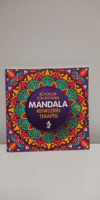 Mandala boyama kitabı 