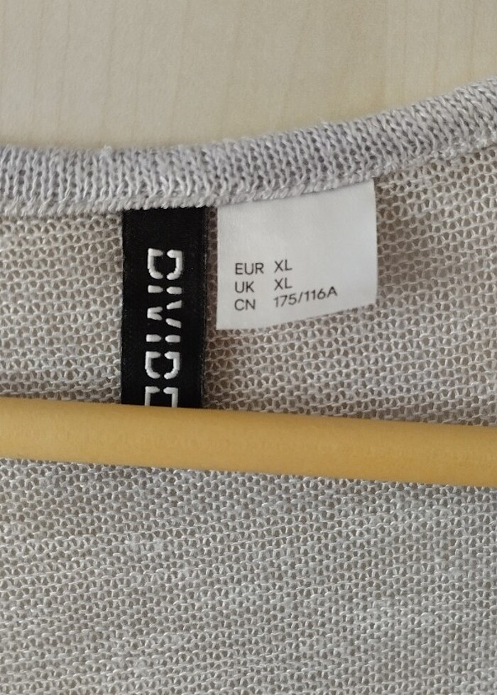 H&M marka XL beden triko hırka - Görsel 3