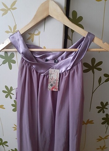 Şifon şık elbise - Görsel 5