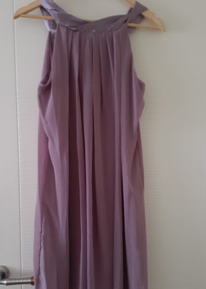 Şifon şık elbise - Görsel 3