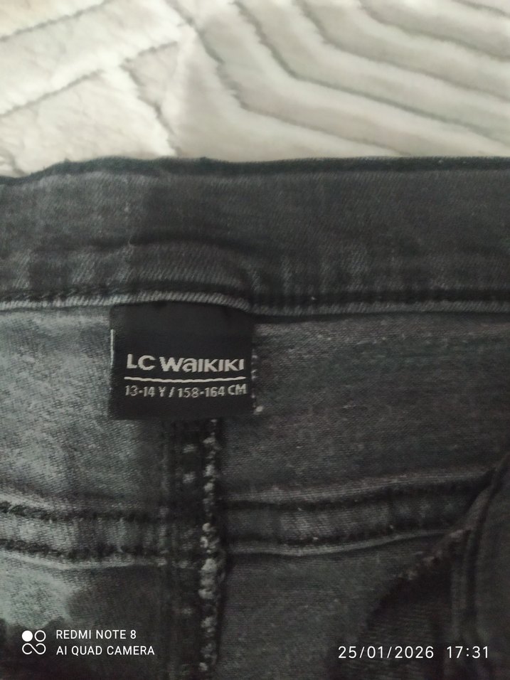 13-14 yaş dar paça pantolon kiz - Görsel 2