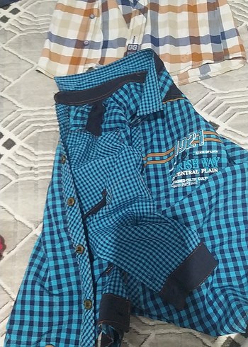 Erkek Kısa Kollu Kareli Gömlek - Görsel 7